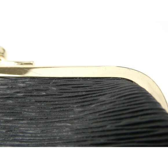 Dooney & Bourke Black Leather Large Kiss Lock Coin Purse - Picture 10 of 13